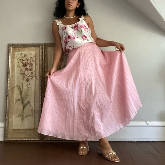 🌸 Santé Classics, Vintage Trellis of Climbing Roses Chemise - Picture 7 of 16